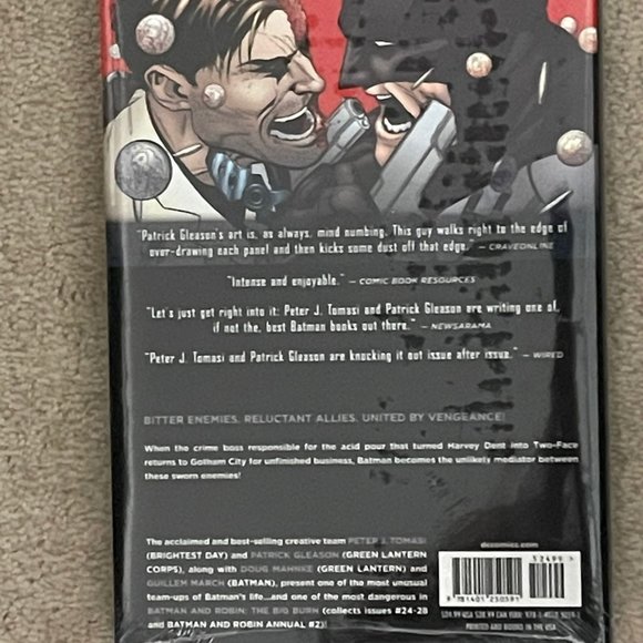 Batman & Robin Volume 5 Big Burn Hardcover New - Picture 2 of 3